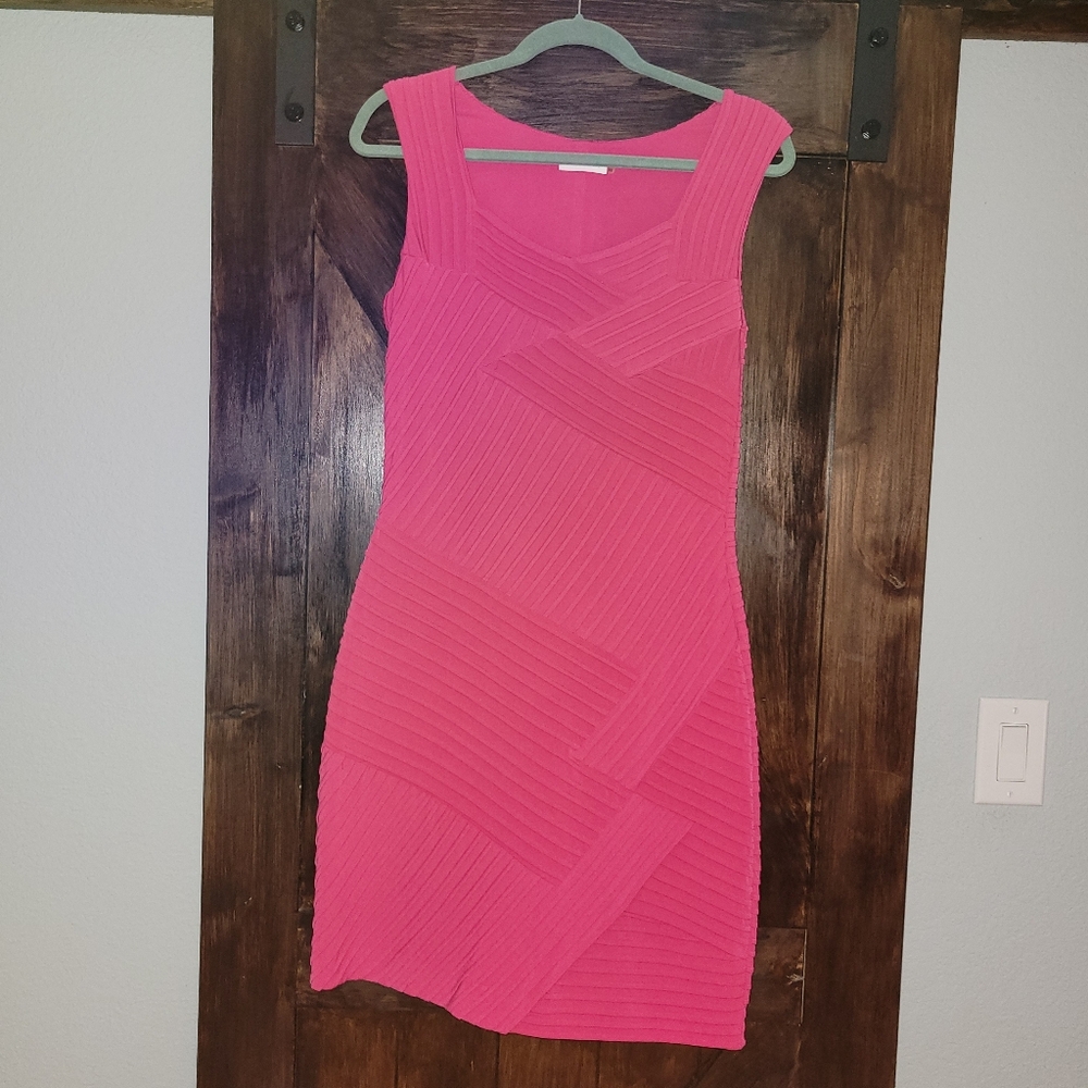 Calvin Klein pink dress size 10 EUC